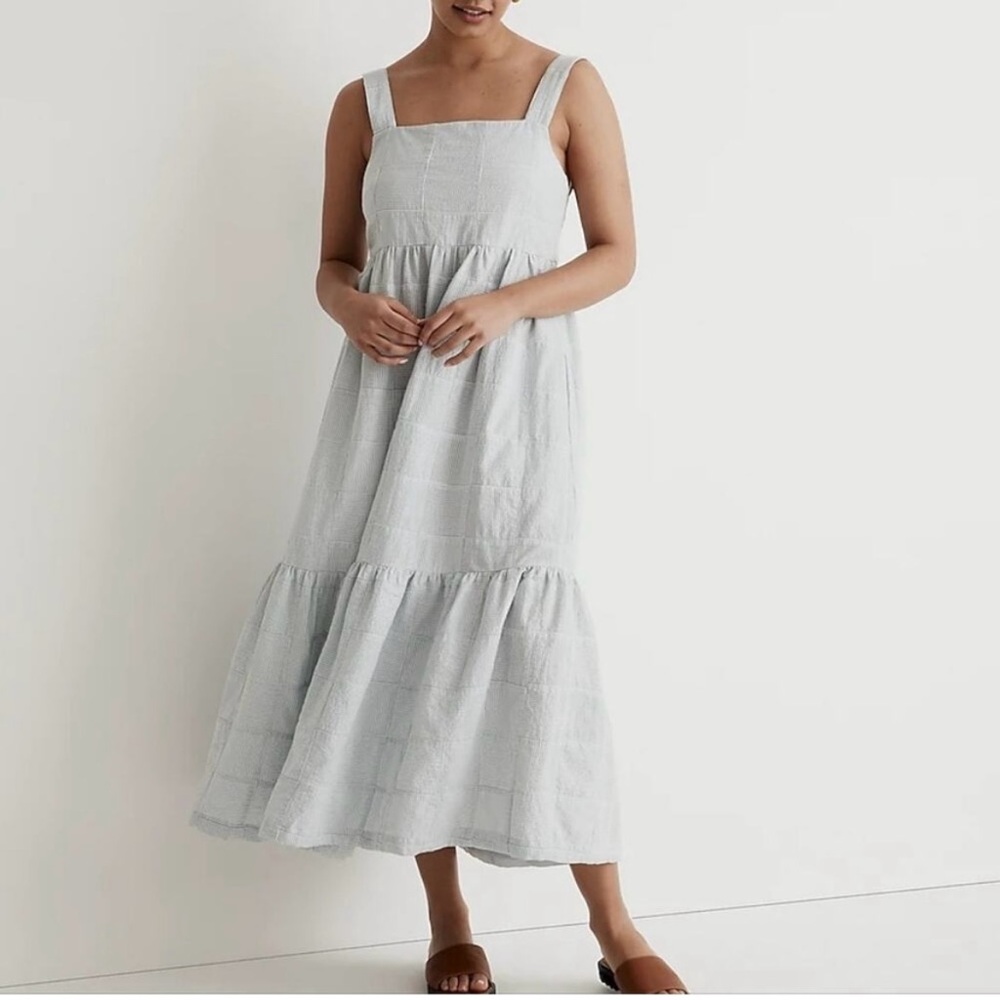 Madewell Cicely Tiered Midi Dress
